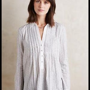 Vanessa Virginia White Collared Tunic